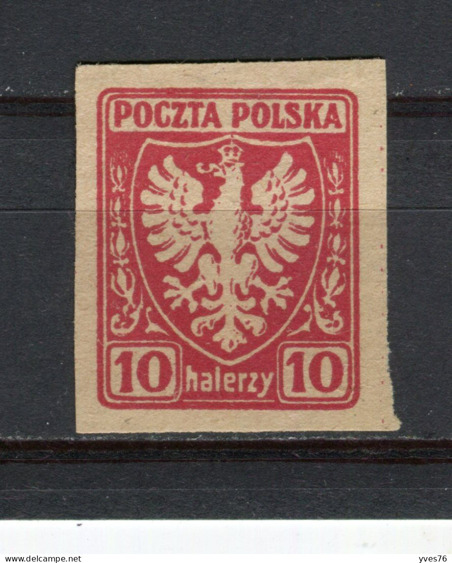 POLOGNE - Y&T N° 140 (*) - Emission De Cracovie - Unused Stamps