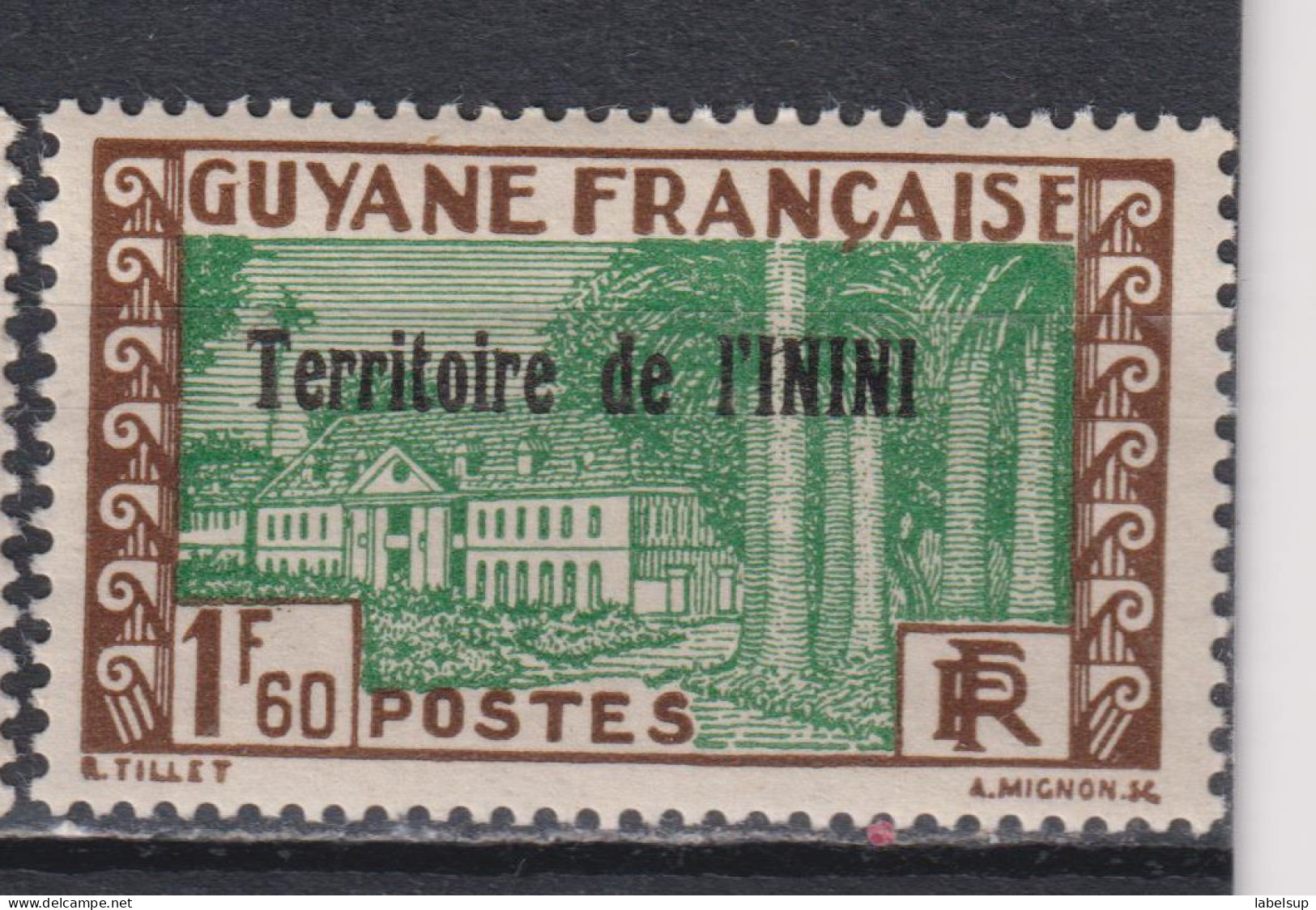 Timbre Neuf* D'Inini De 1940 N° 45 MH - Neufs