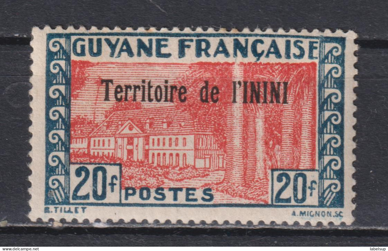 Timbre Neuf* D'Inini De 1944 N° 56 MH - Unused Stamps