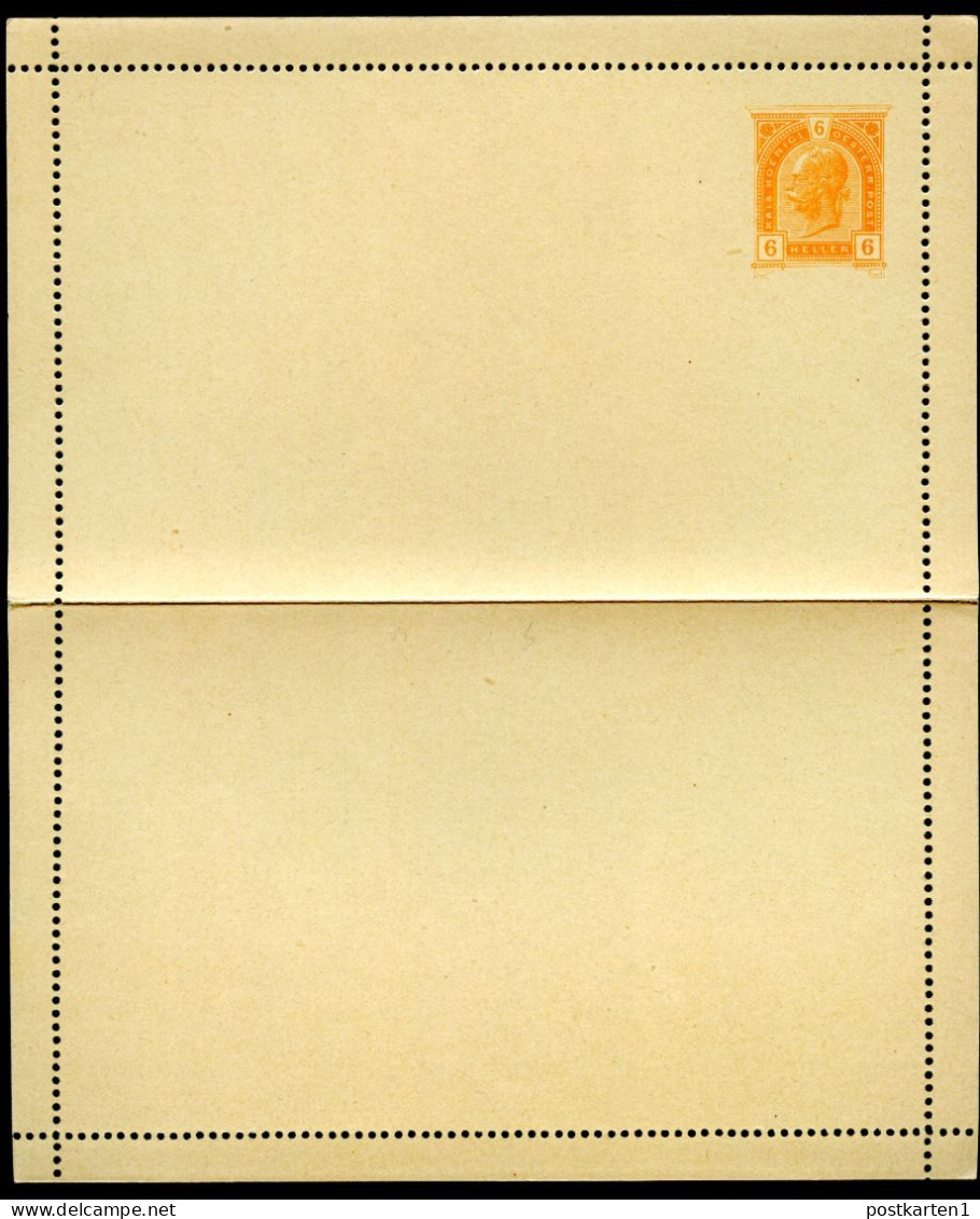 ÖSTERREICH Kartenbrief K44 Gez. L11 Mint Feinst 1901 Kat.6.00€ - Cartas-Letras