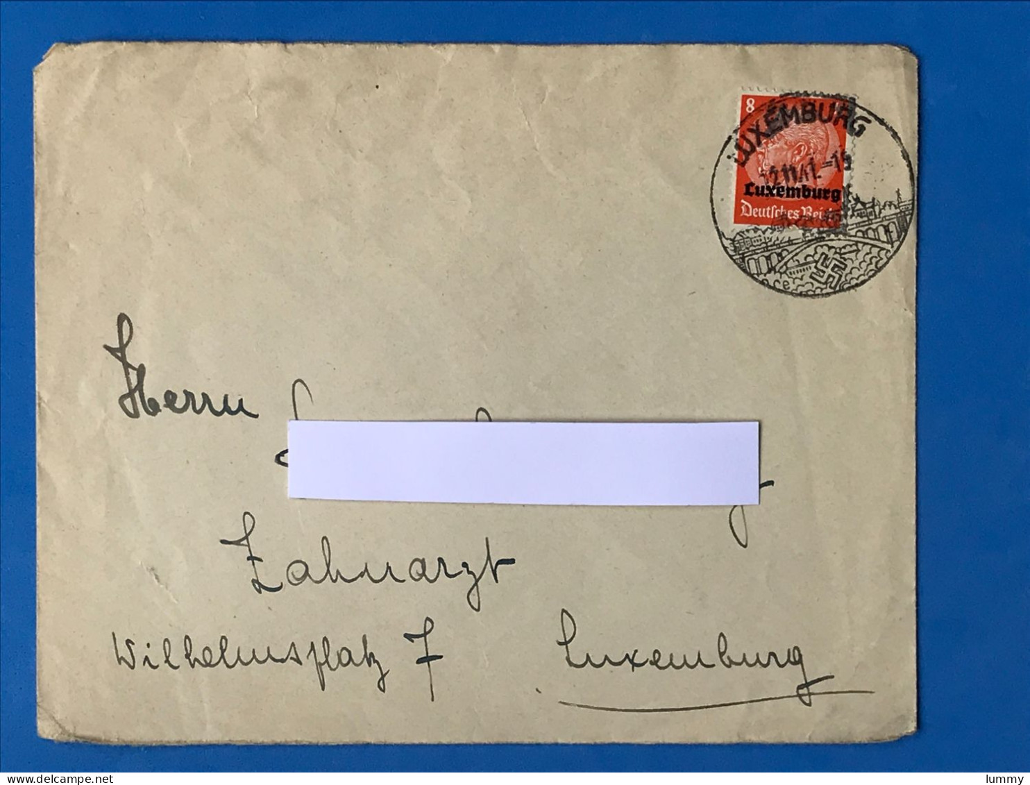 Luxembourg - Enveloppe - Deutsches Reich - 12.11.41 -  Luxemburg Wk2 Ww2 Besatzung Militaria - 1940-1944 Duitse Bezetting