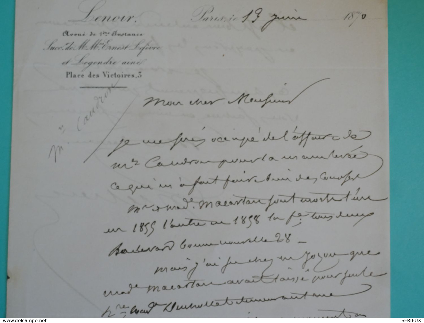 DA3 FRANCE BELLE LETTRE RR 1870 ETOILE DE  PARIS +NAPOLEON N°28 +AFF. INTERESSANT - 1863-1870 Napoléon III Lauré