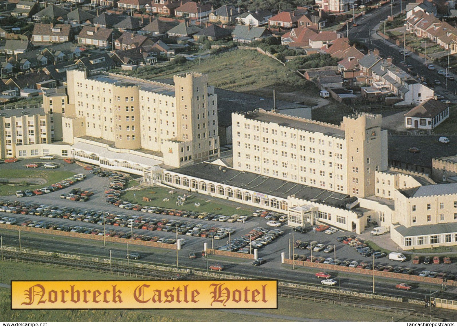 Postcard Norbreck Castle Hotel Blackpool Aerial View By John Hinde [ Old Cars ] My Ref B26207 - Blackpool