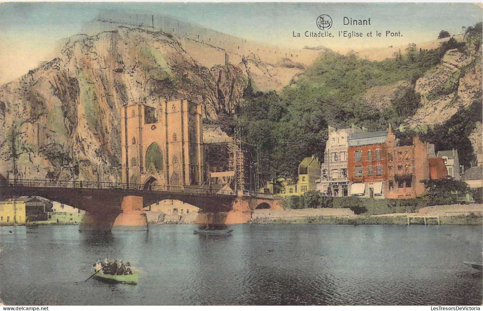 BELGIQUE - Dinant - La Citadelle, L'Eglise Et Le Pont - Carte Postale Ancienne - Dinant