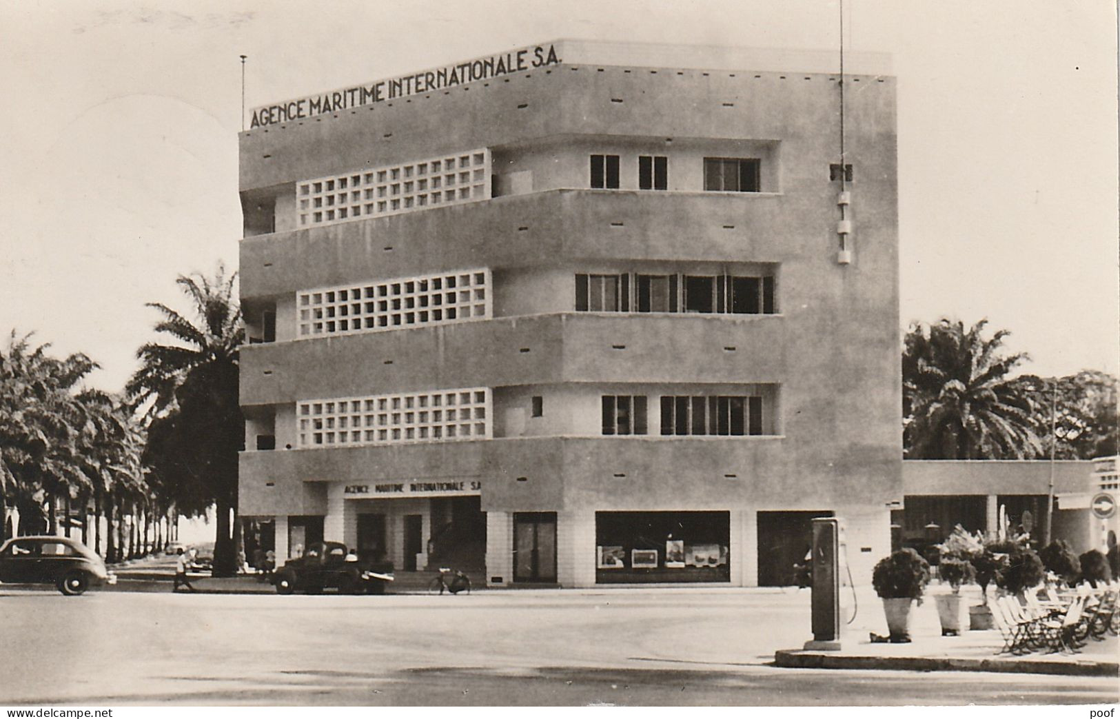 Leopoldville ( Congo Belge ): Bâtiment De L'Agence Maritime Internationale --- 1967 - Kinshasa - Léopoldville