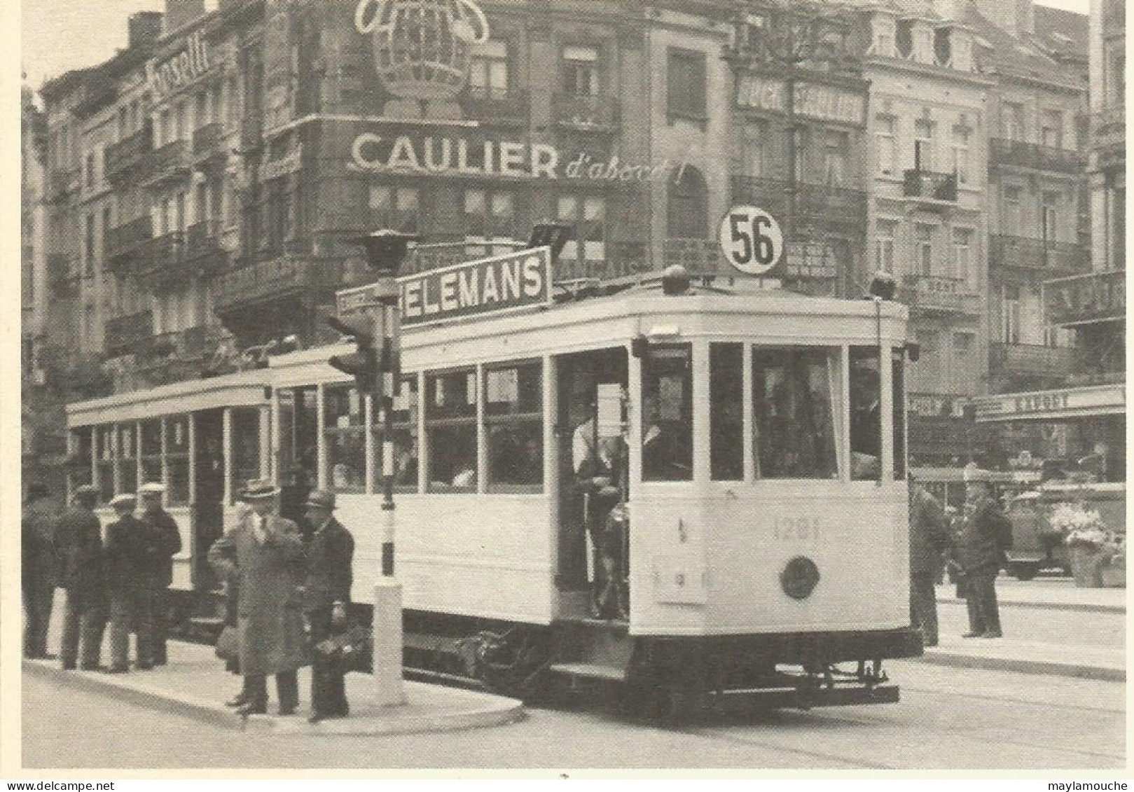 Bruxelles 1951 (tram - Transport Urbain En Surface