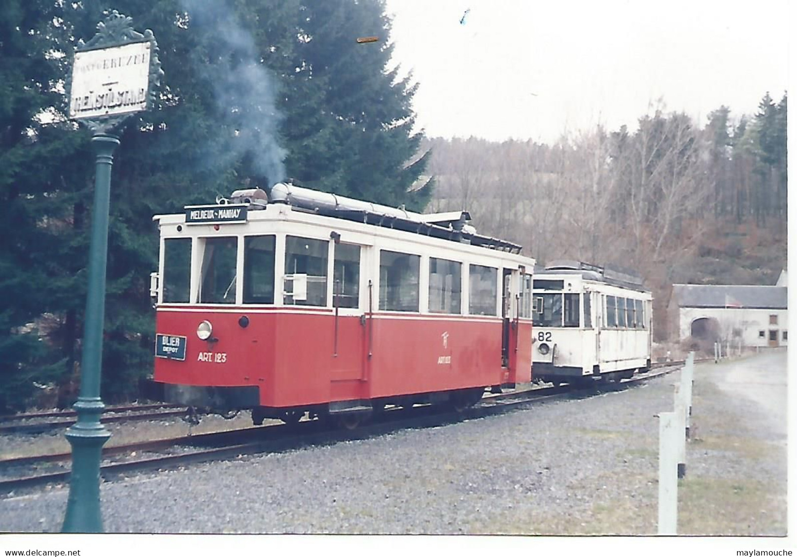 Erezee Melreux Manhay  Tram ( Photo 15x10 - Erezée