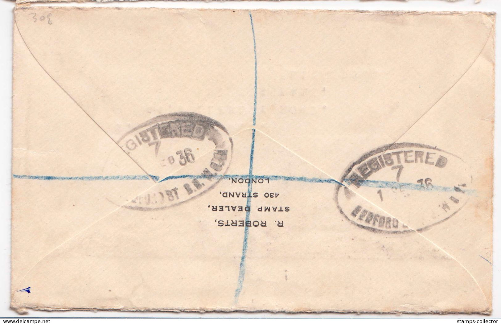 Great Britan.  1 FDC Rec. Cover 1.sep 1936 - Briefe U. Dokumente