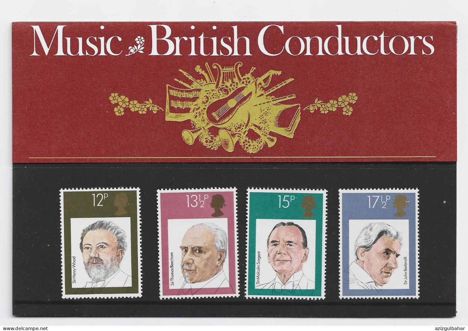 GREAT BRITAIN - MUSIC AND BRITISH CONDUCTORS - PRESENTATION PACK - Presentation Packs
