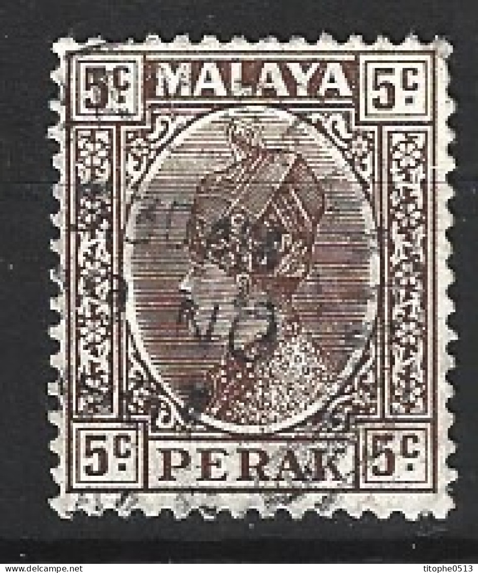 MALAYA - PERAK. N°43 Oblitéré De 1935-6. Sultan. - Perak