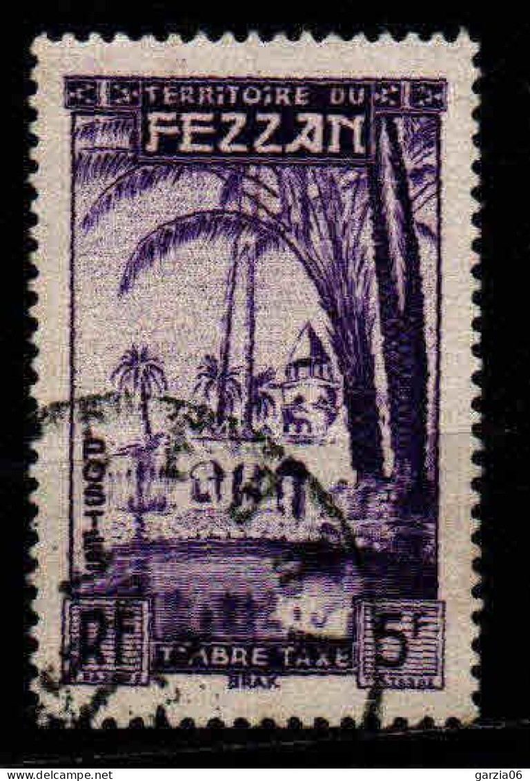 Fezzan  - 1950 -  Oasis De Brak - Tb Taxe N° 9 - Oblit - Used - Gebraucht