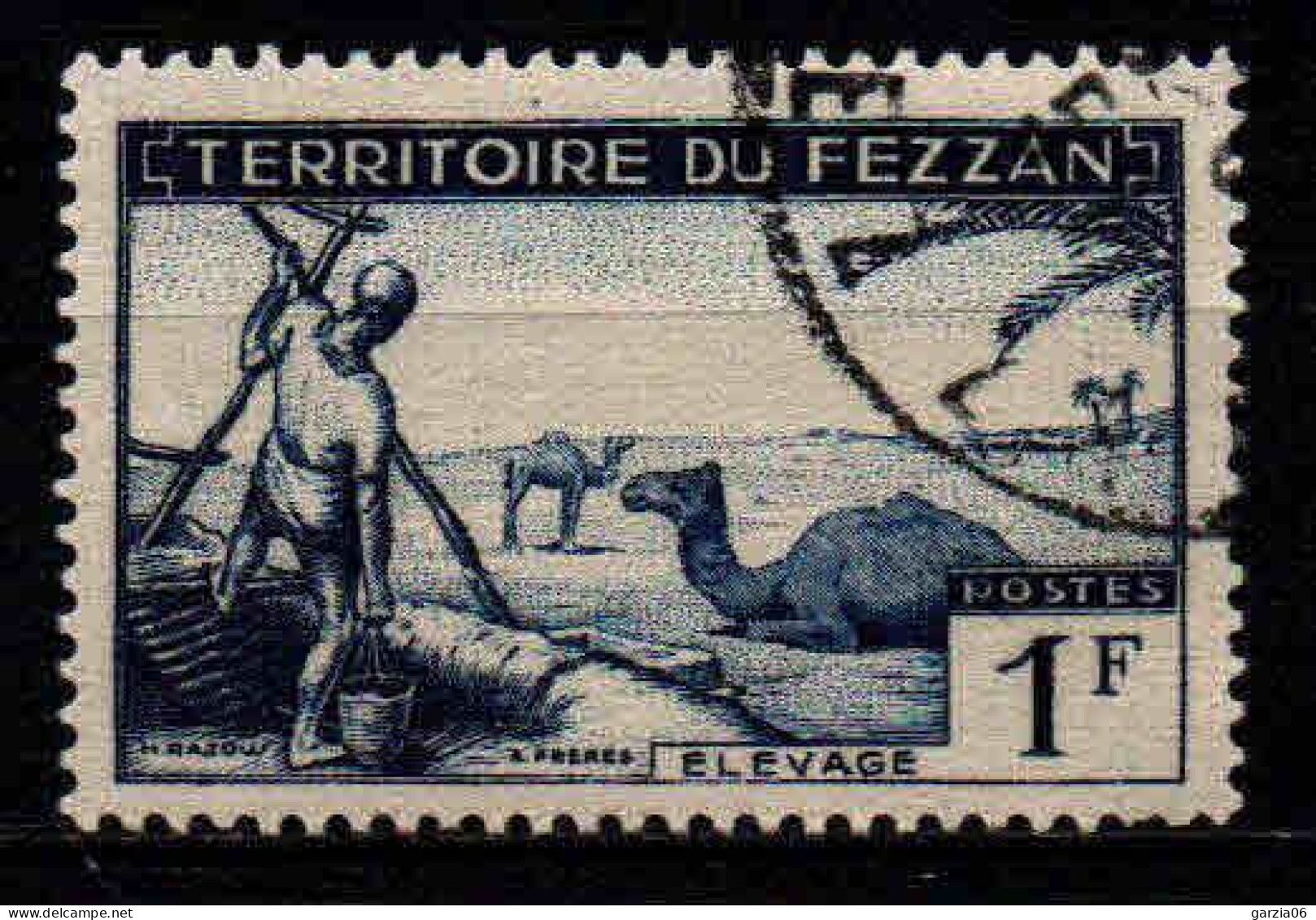 Fezzan  - 1951 -  Elevage -  N° 57 - Oblit - Used - Oblitérés