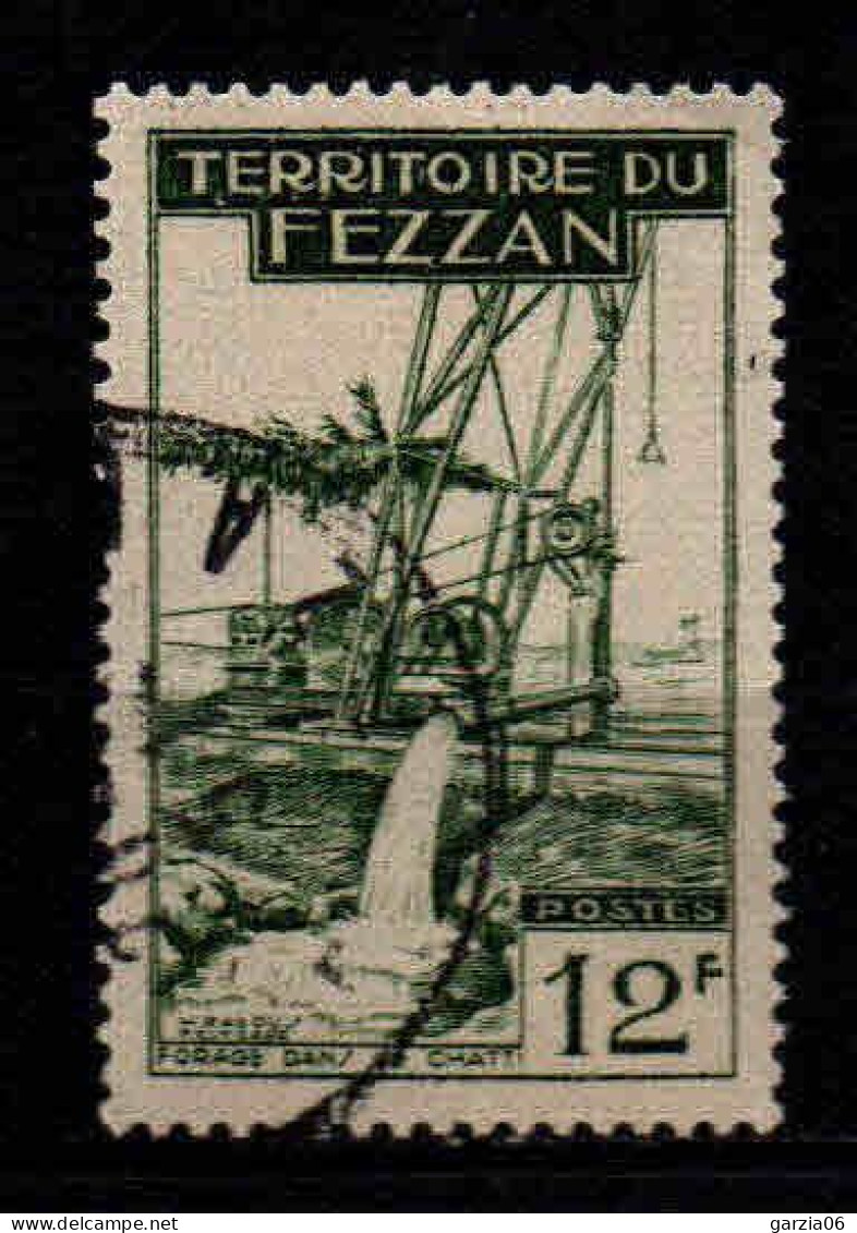 Fezzan  - 1951 -  Pompe à Chatti -  N° 63 - Oblit - Used - Gebruikt