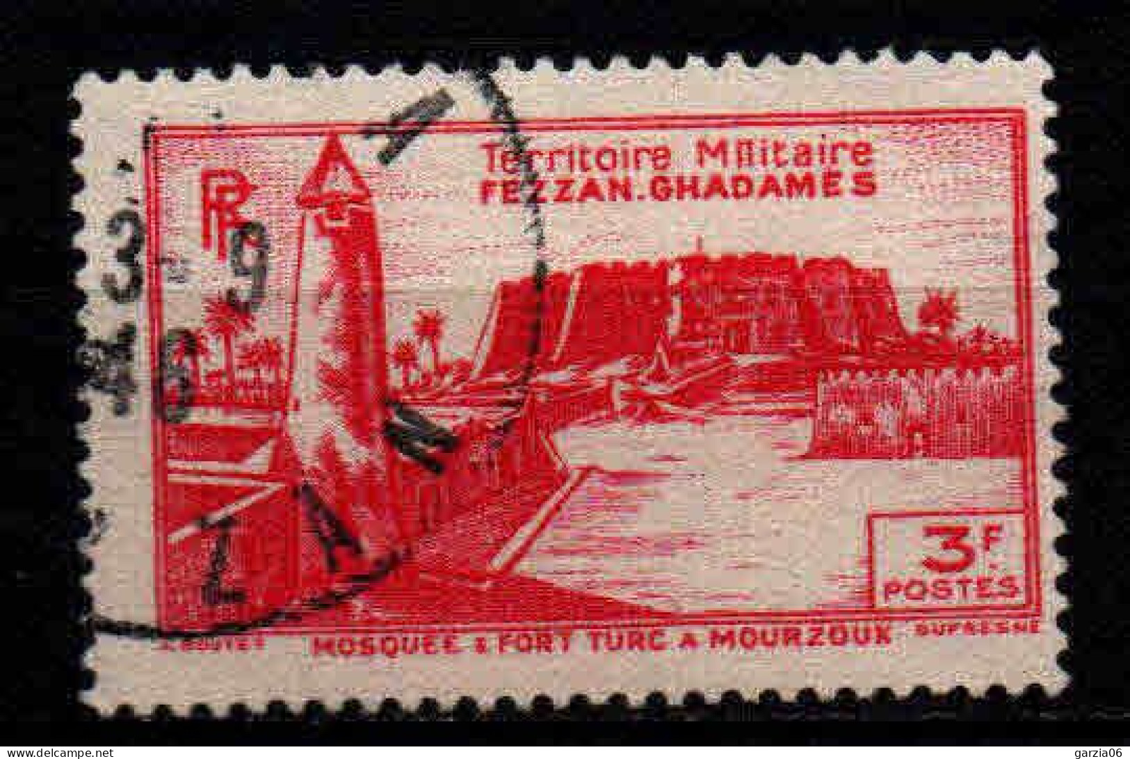 Fezzan  - 1946 -  Mourzouk  -   N° 34  - Oblit - Used - Used Stamps