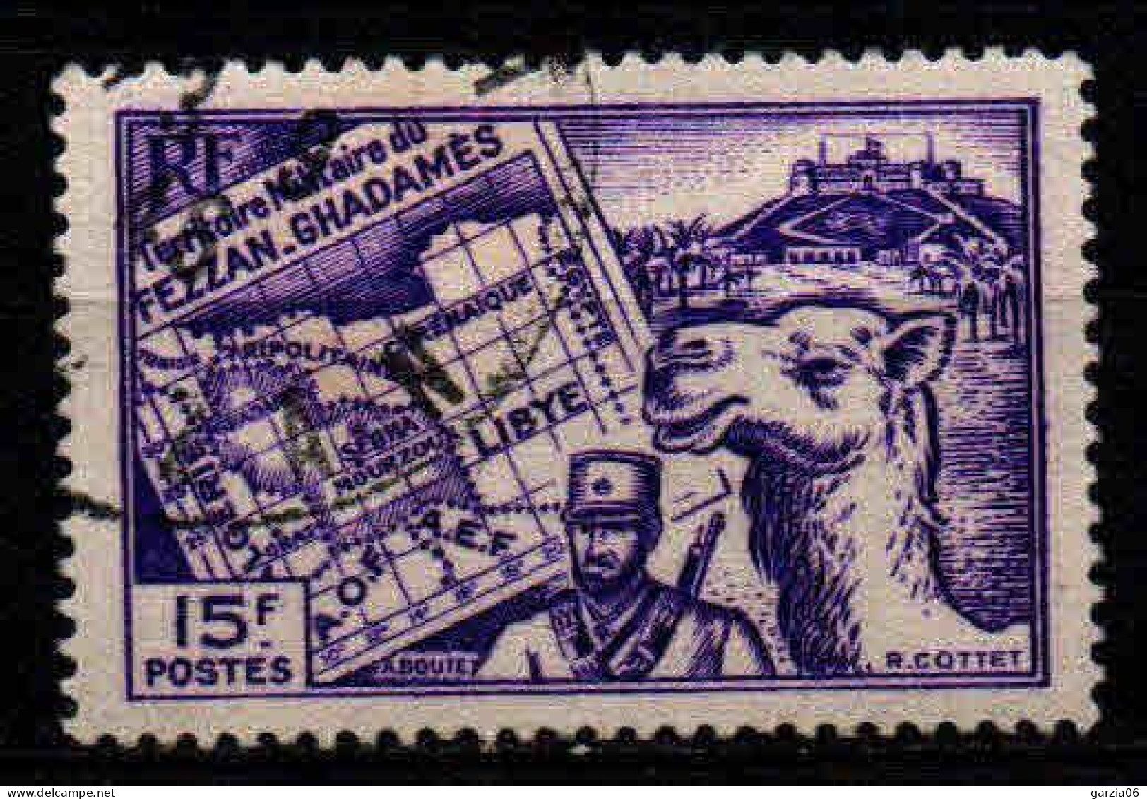 Fezzan  - 1946 -  Fort De Sebha -   N° 38  - Oblit - Used - Used Stamps