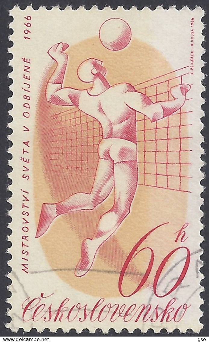 CECOSLOVACCHIA 1966 - Yvert 1461° - Pallavolo | - Volley-Ball