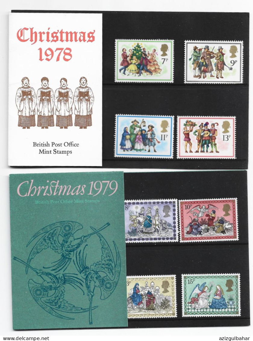 GREAT BRITAIN - CHRISTMAS 1978 AND 1979 - PRESENTATION PACK - Presentation Packs