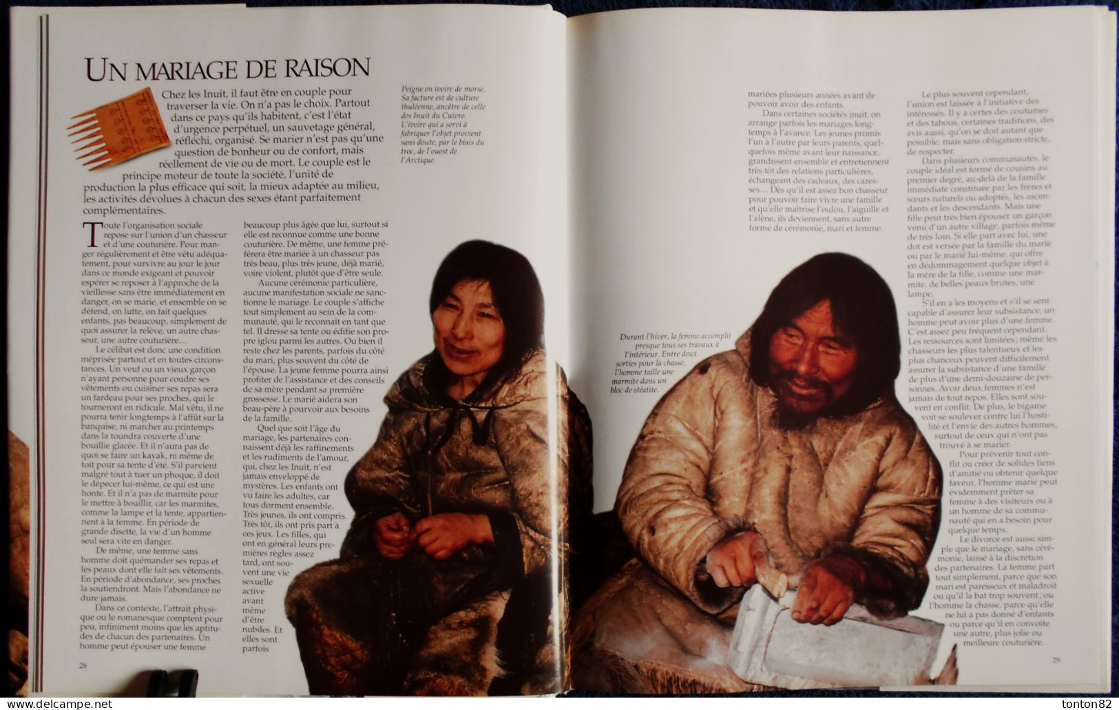 Georges-Hébert Germain / David Morison - INUIT - Peuples du froid - Éditions SOLAR - ( 1996 ) .