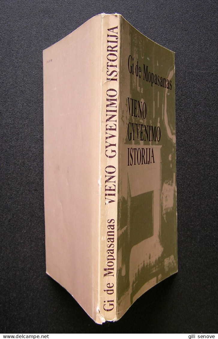 Lithuanian Book / Vieno Gyvenimo Istorija Maupassant 1985 - Romane