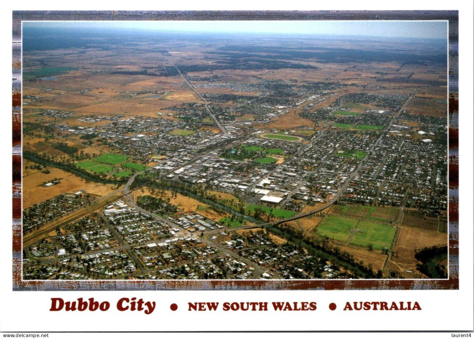 2-9-2023 (4 T 5) Australia - NSW - Dubbo (from The Air) With City Stadium Etc - Dubbo