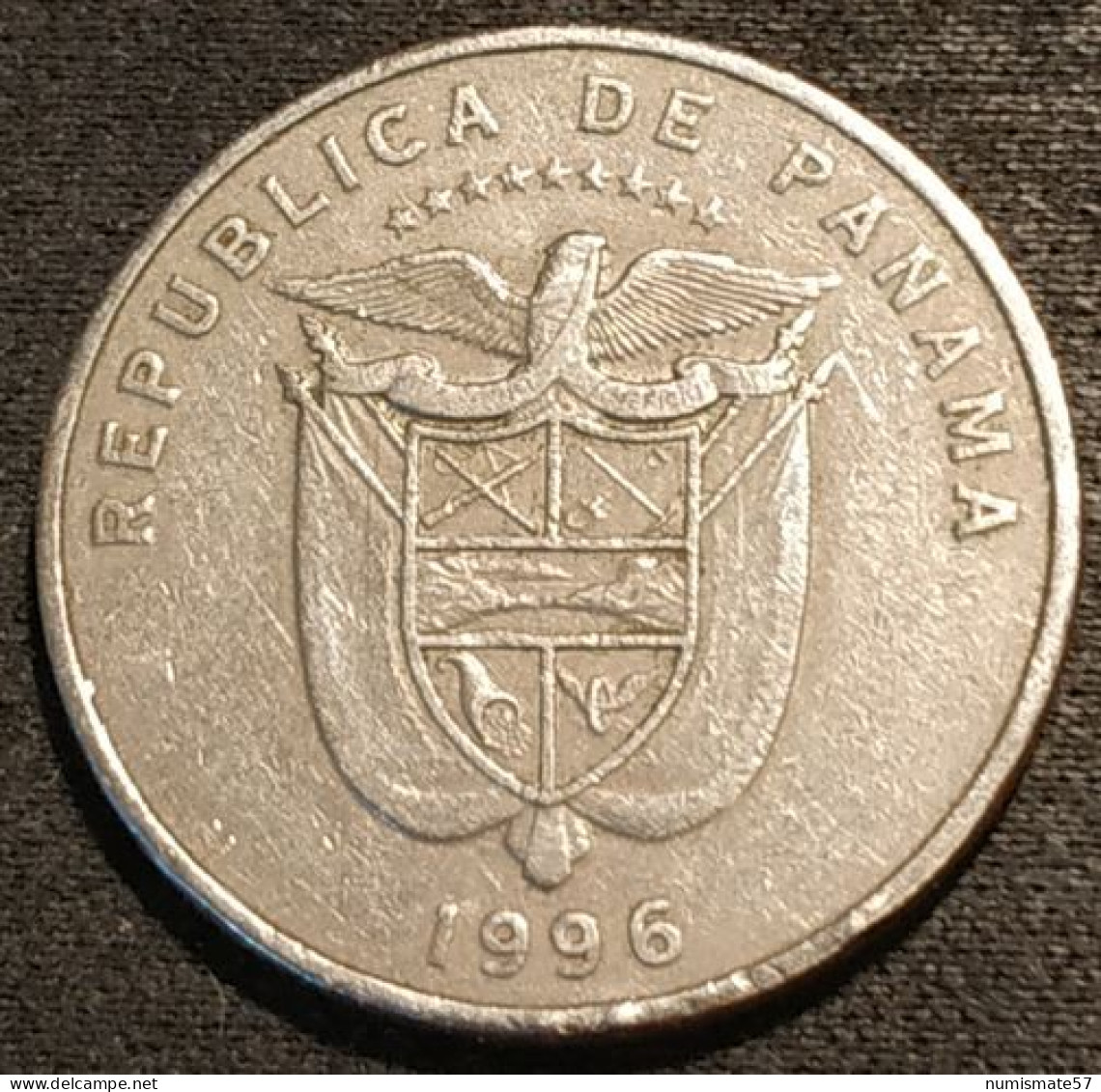 PANAMA - ¼ - 1/4 BALBOA 1996 - KM 128.1 - Vasco Núñez De Balboa - Panama