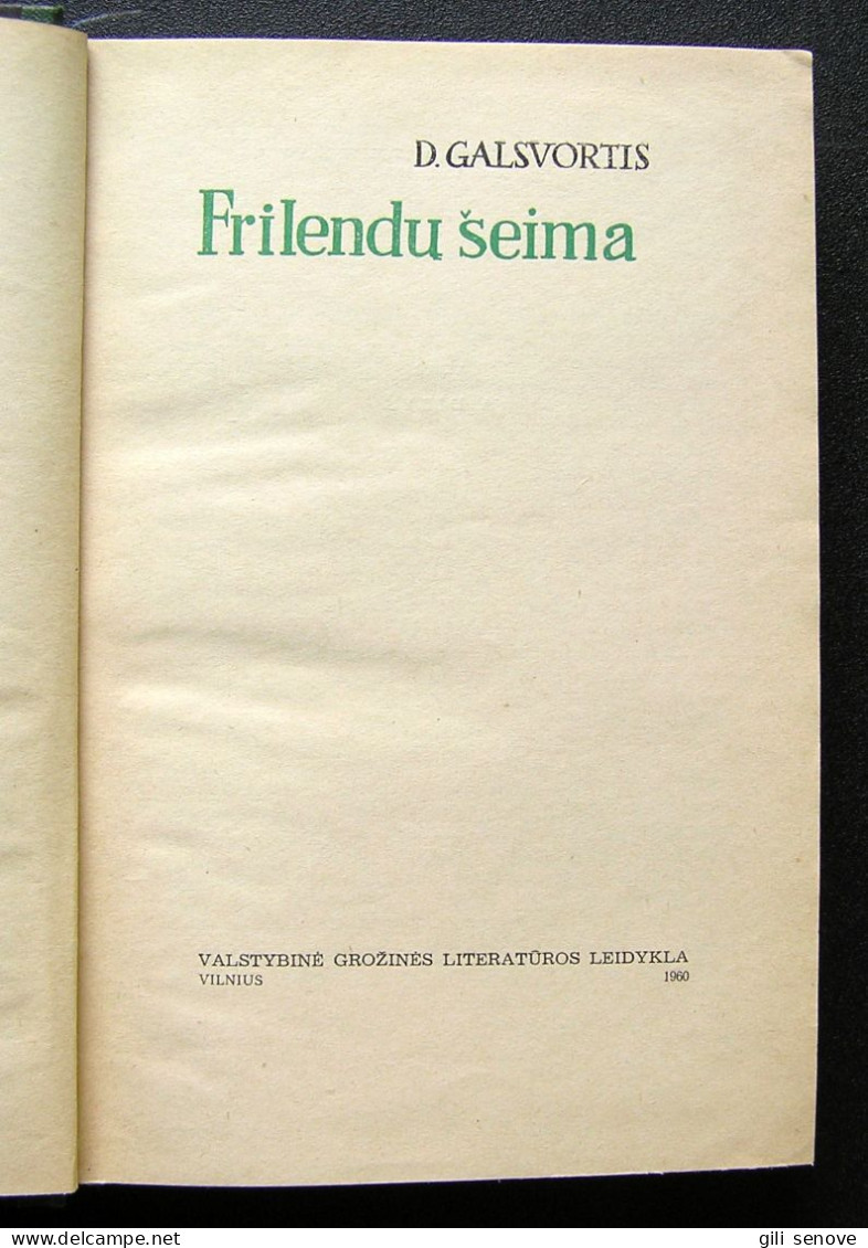 Lithuanian Book / Frilendų šeima 1960 - Romans