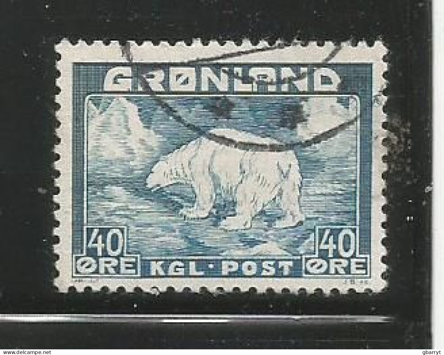 Greenland Scott # 8 Used VF........................................w63 - Oblitérés