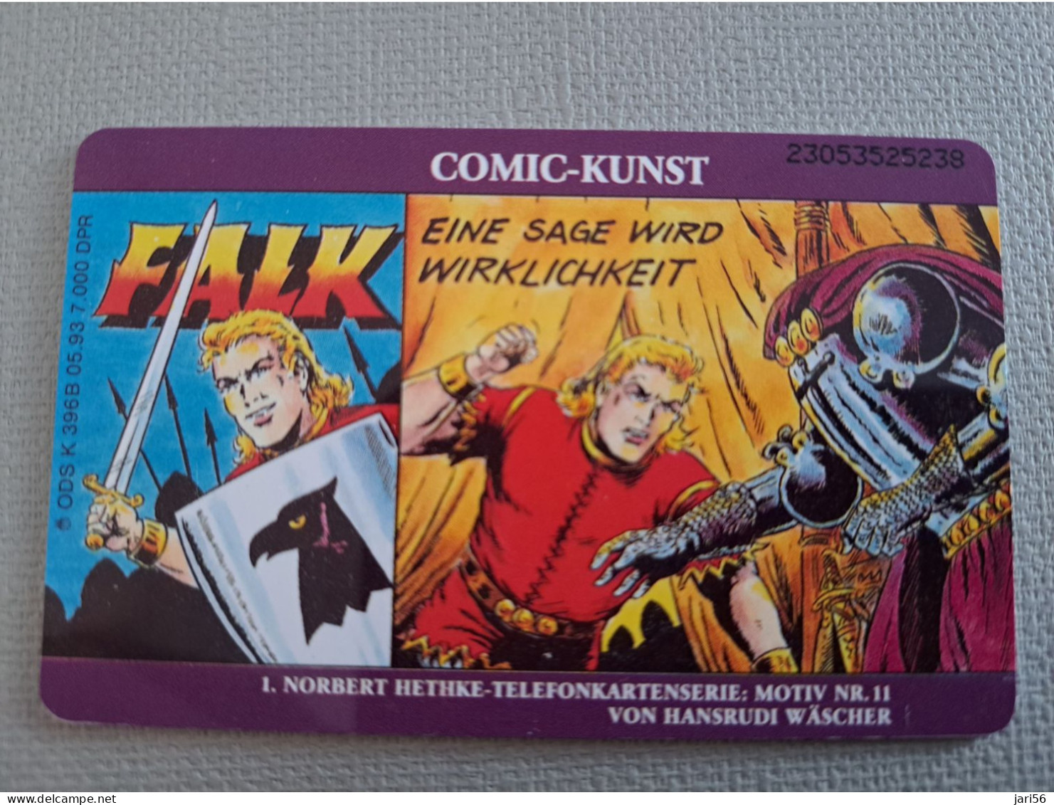 DUITSLAND/ GERMANY  CHIPCARD/ FALK/ COMIC/ STRIP//    / 6 DM  CARD /K396B 7000EX / MINT   CARD     **15121** - S-Series: Schalterserie Mit Fremdfirmenreklame