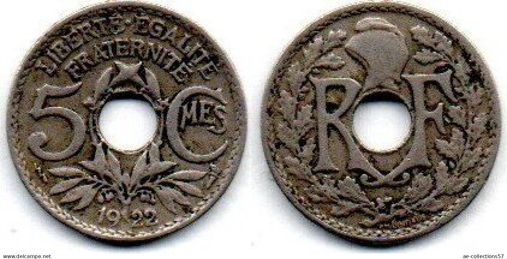 MA 24537  /  5 Centimes 1922 Poissy TB - 5 Centimes