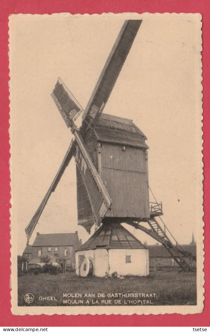 Geel - Molen Aan De Gasthuisstraat - 1938 ( Verso Zien ) - Geel