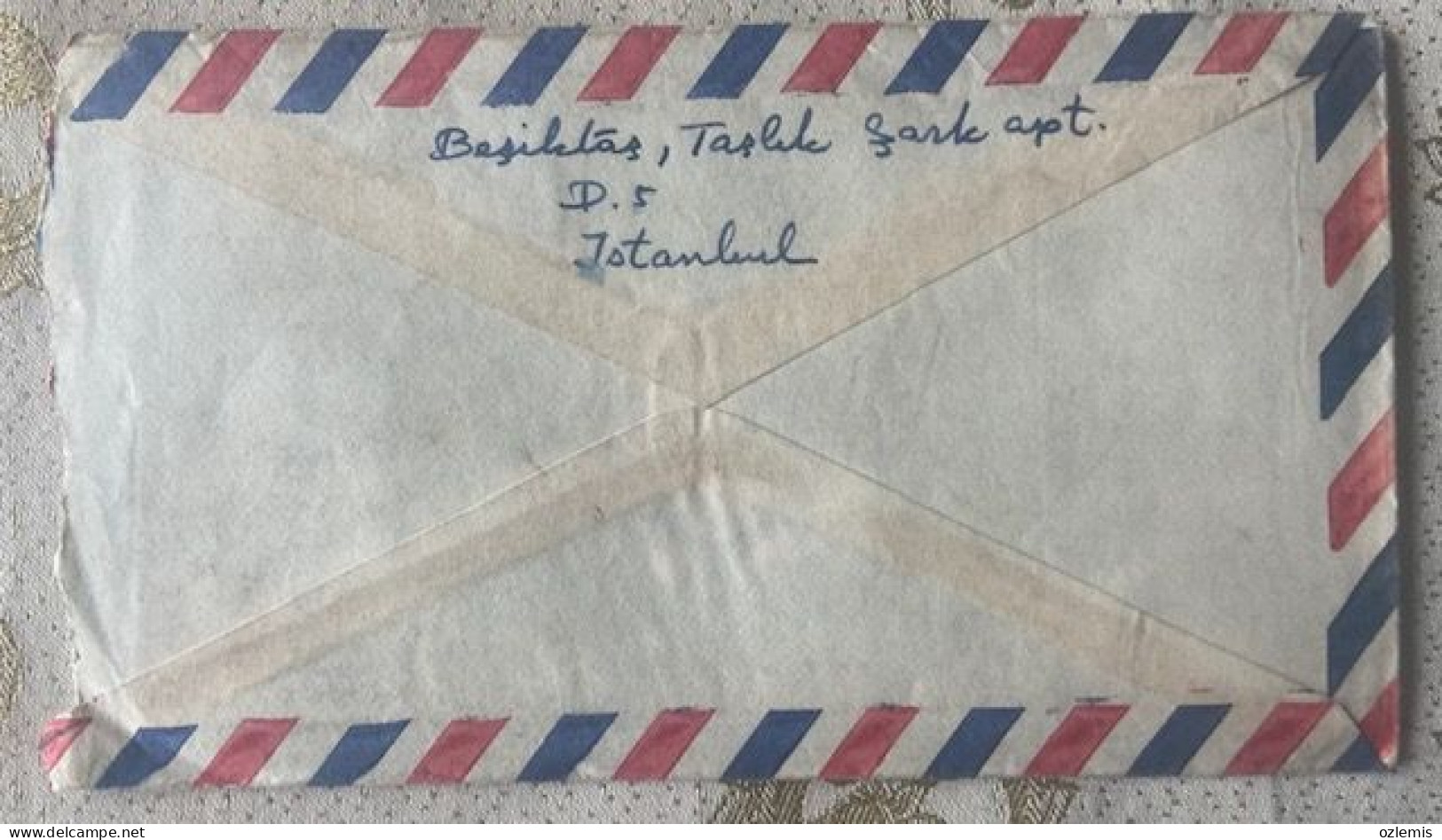 TURKEY,TURKEI,TURQUIE , ISTANBUL,TO U.S.A.1963  COVER - Lettres & Documents