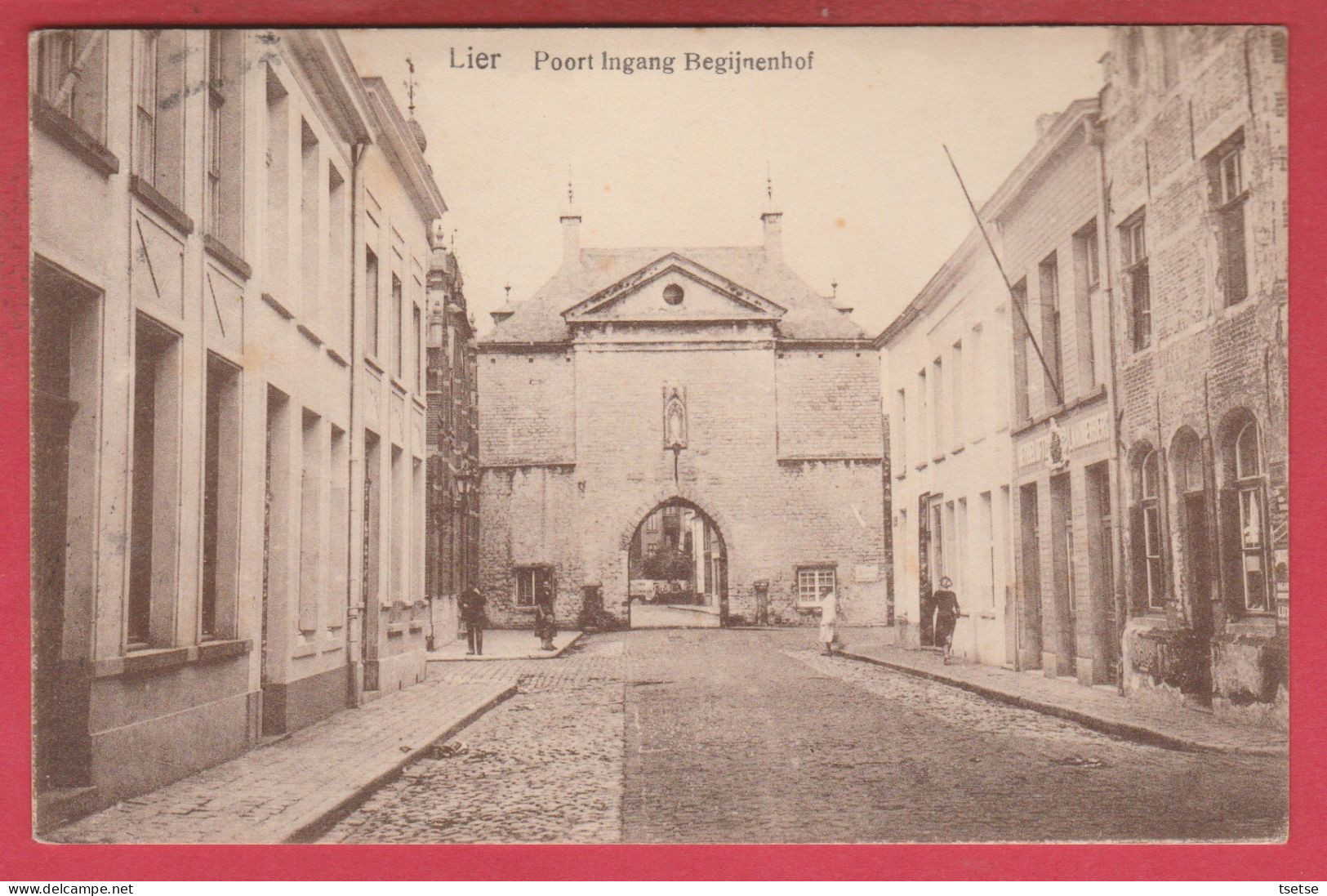 Lier  - Poort Ingang Begijnenhof -1934 ( Verso Zien ) - Lier