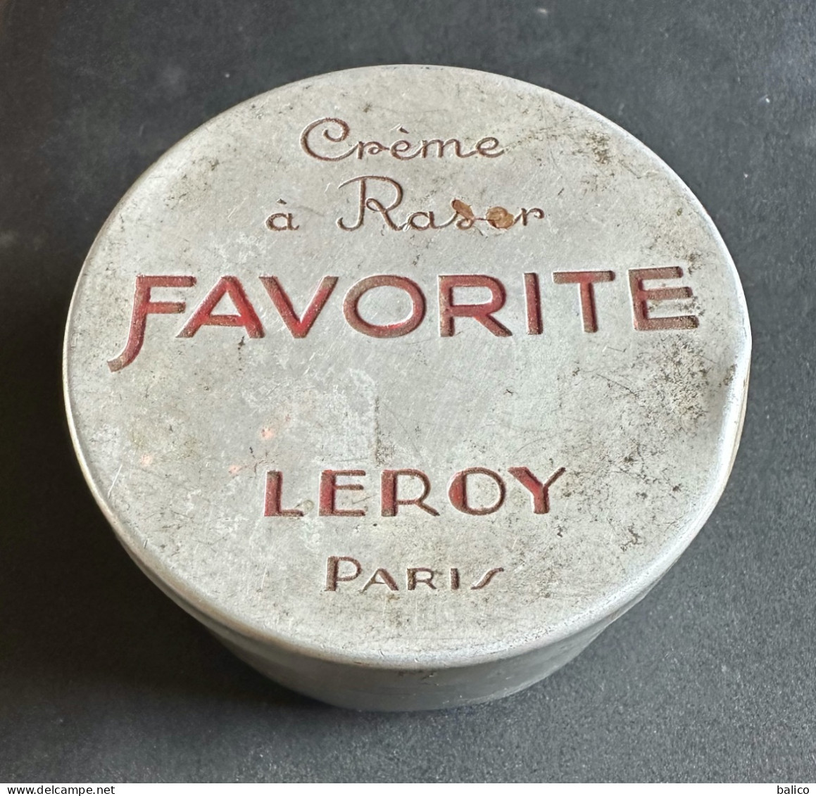 Crème à Raser FAVORITE - LEROY Paris - En Aluminium - Other & Unclassified