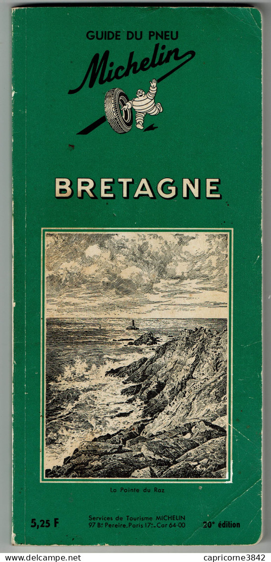 Guide Du Service Du Tourisme MICHELIN - BRETAGNE -  20eme édition 1963 - Michelin (guide)