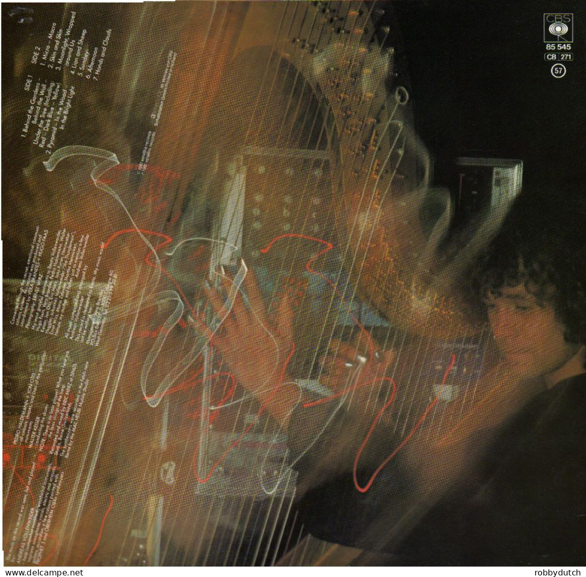 * LP *  ANDREAS VOLLENWEIDER - BEHIND THE GARDENS, BEHIND THE WALL, UNDER THE TREE (NL 1981 Ex!!!) - Instrumental