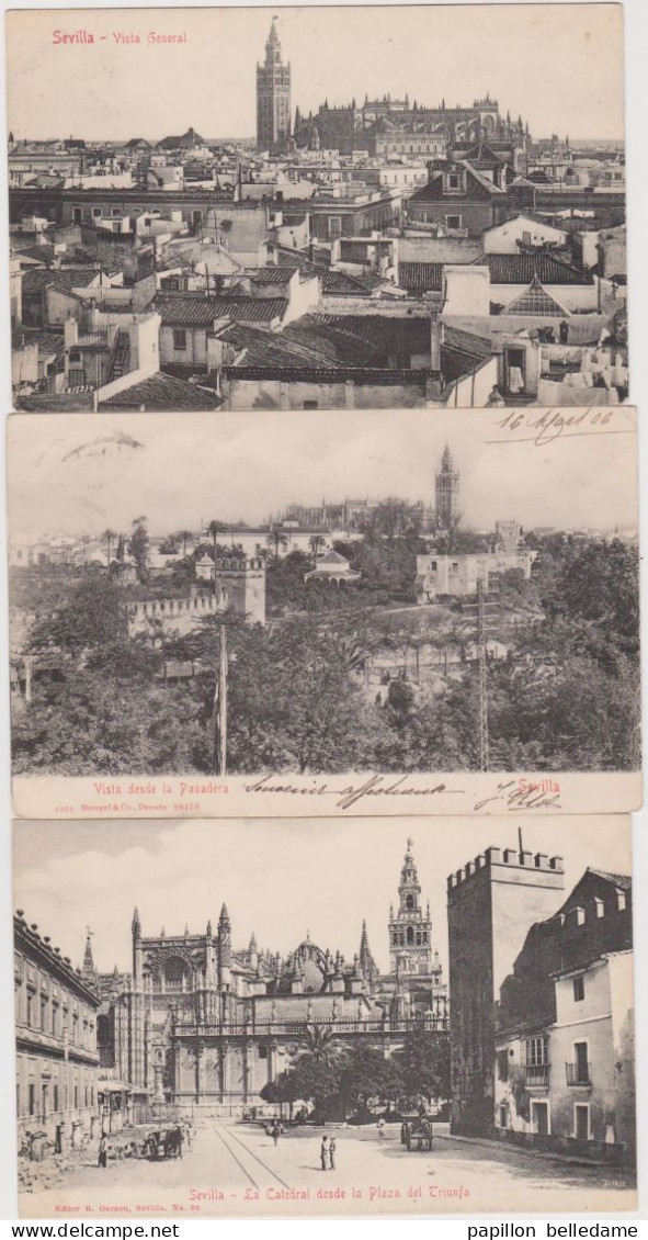 Espagne  Sevilla  (3 Cartes) - Sevilla