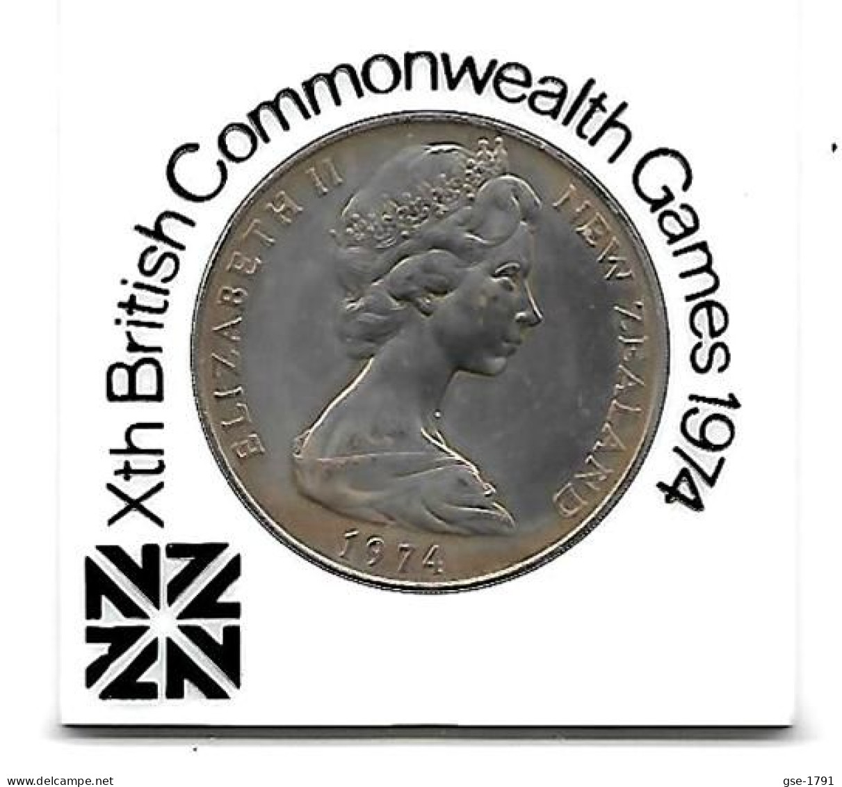 AUSTRALIE New Zealand  Jeux Du Commonwealth 1974 KM #44a  Argent Unc - Sin Clasificación