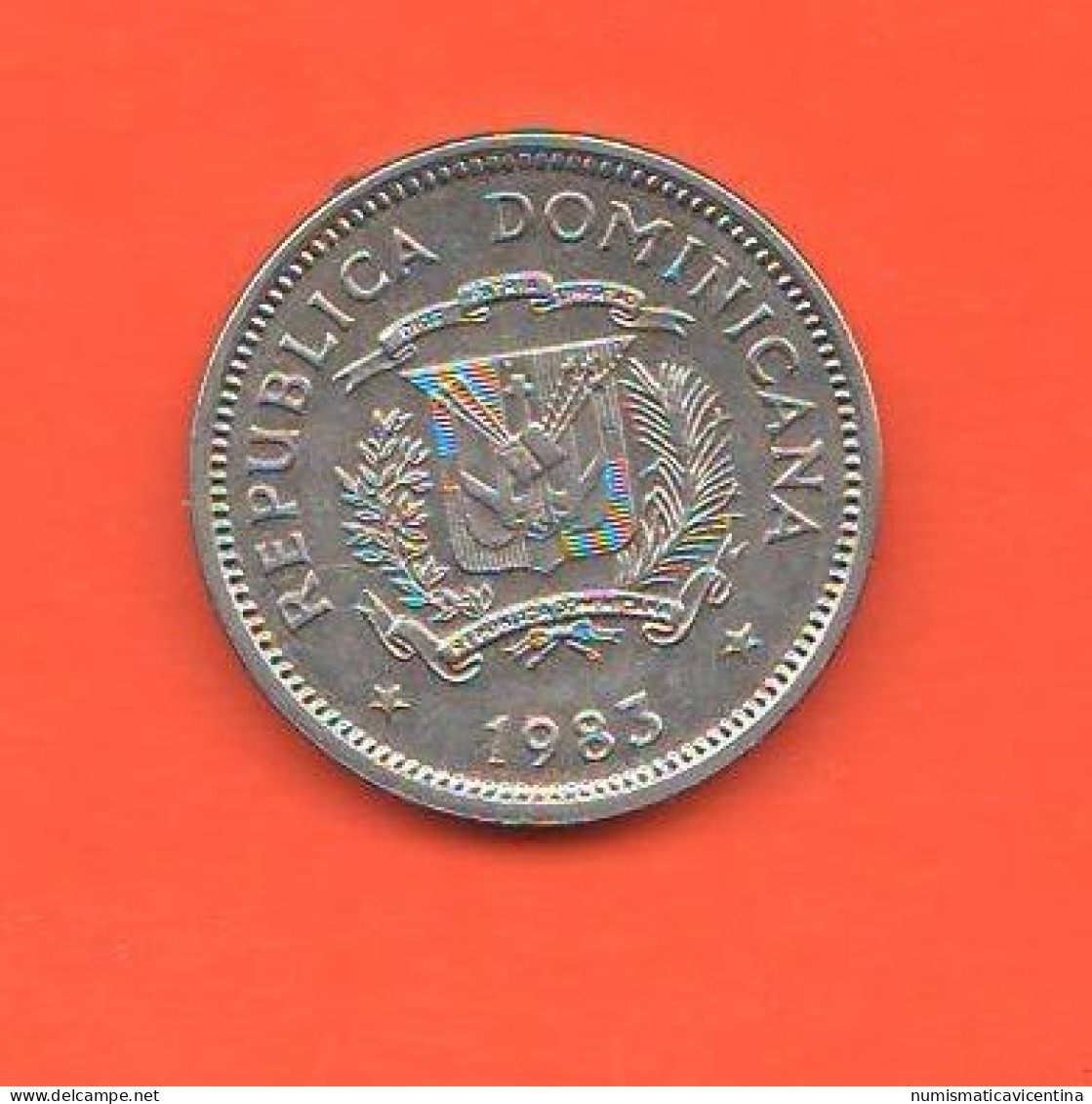 Domenicana Republica 5  Cinco Centavos 1983 Sanchez & Mella Nickel Coin - Dominicaine