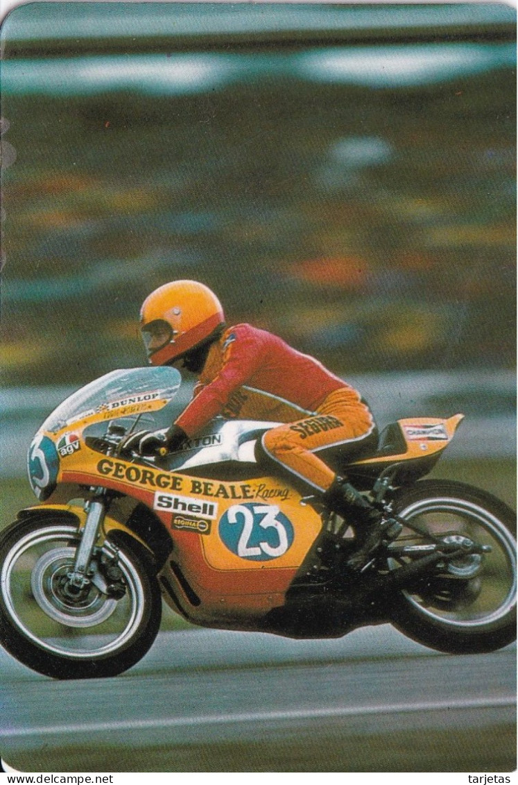 CALENDARIO DEL AÑO 1983 DE UNA MOTO - GEORGE BEALE (CALENDRIER-CALENDAR) MOTO-MOTORBIKE - Small : 1981-90