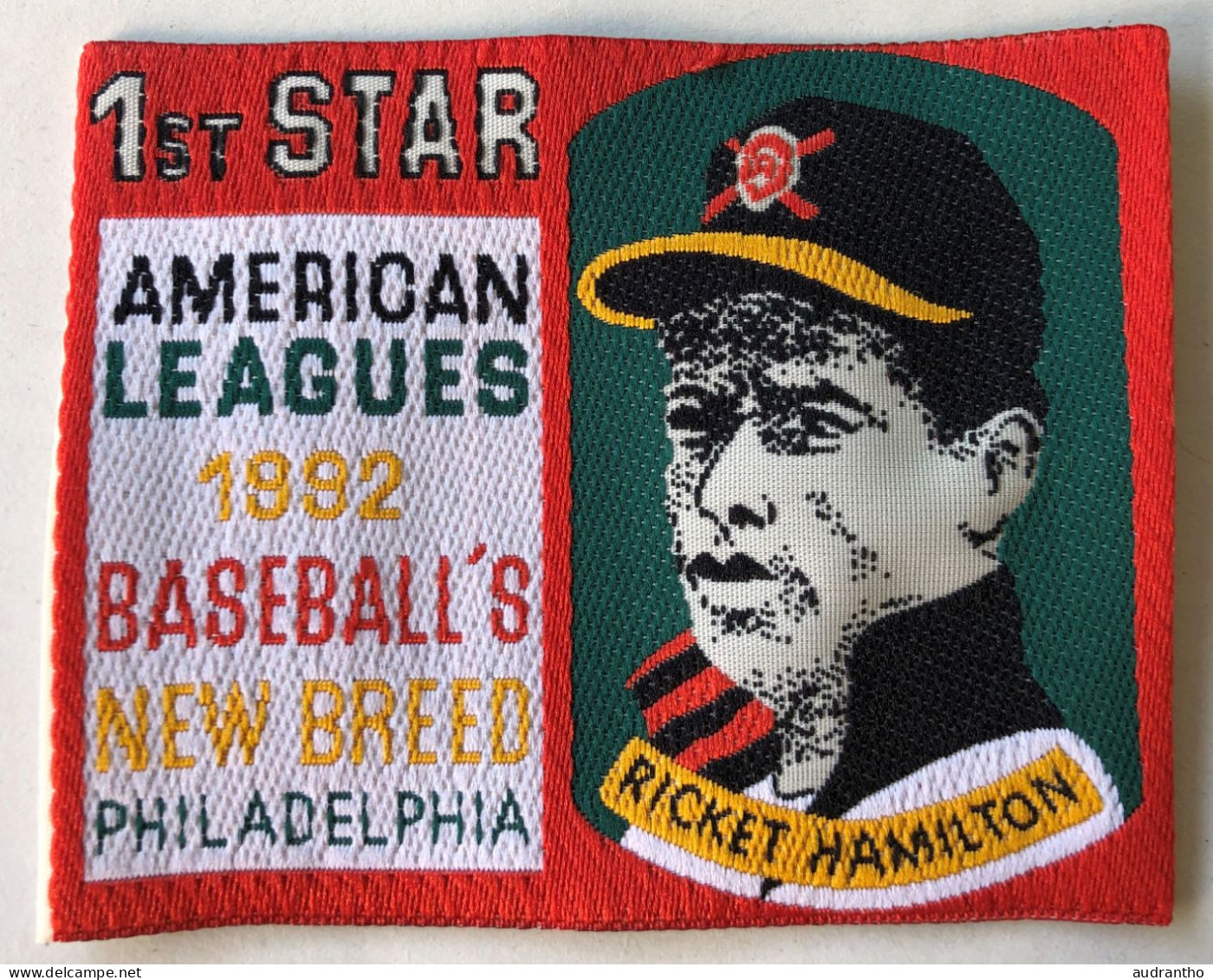 Grand écusson 1st Star American Leagues 1992 BASEBALL'S New Breed Philadelphia - Andere & Zonder Classificatie