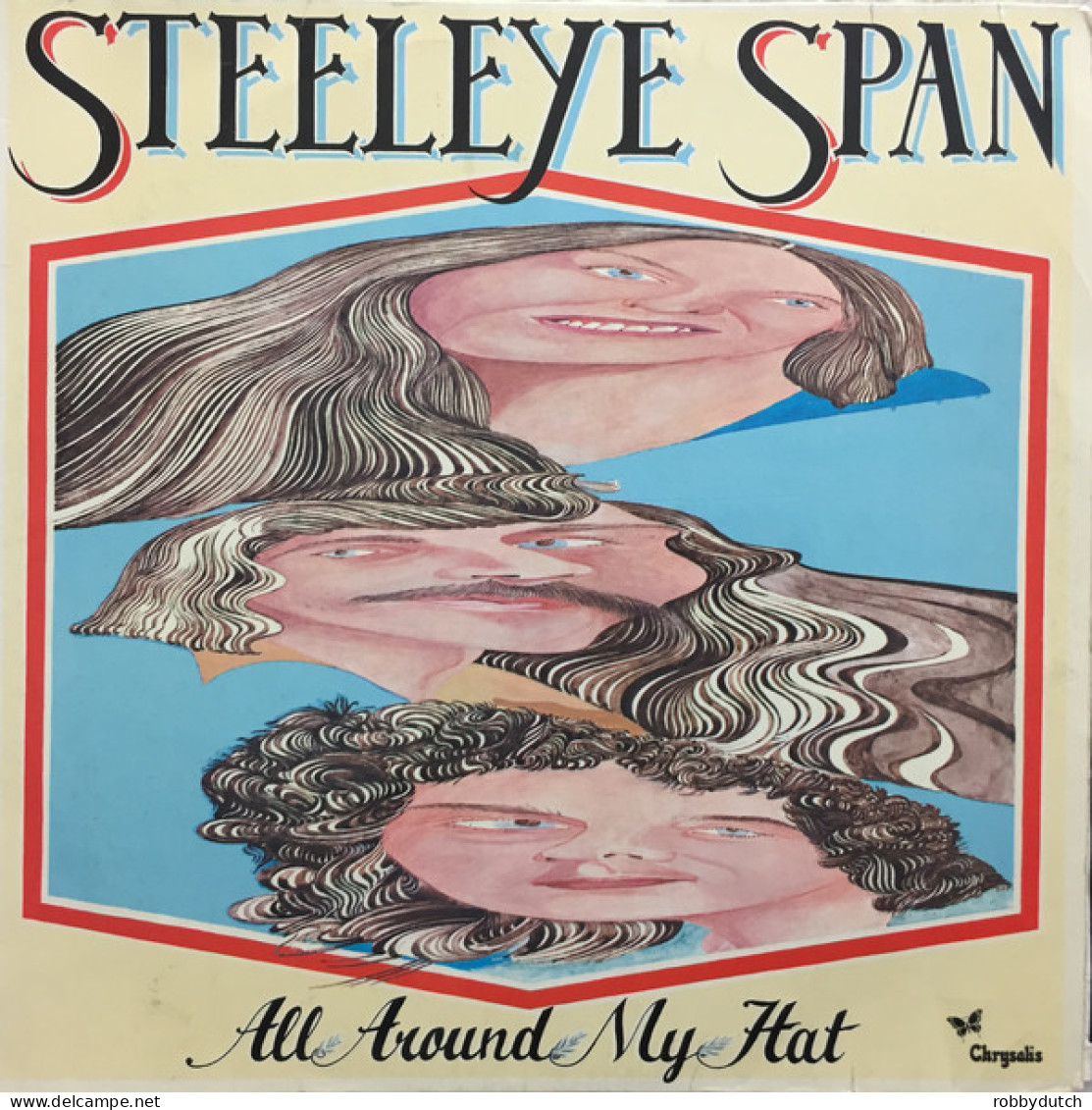 * LP *  STEELEYE SPAN - ALL AROUND MY HAT (England 1975 EX-) - Country Y Folk