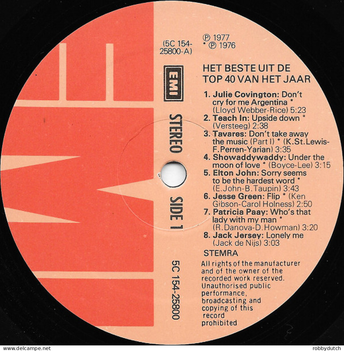 * 2LP *  HET BESTE UIT DE TOP 40 VAN HET JAAR 1976-1977 (Holland 1977 EX-) - Compilaciones