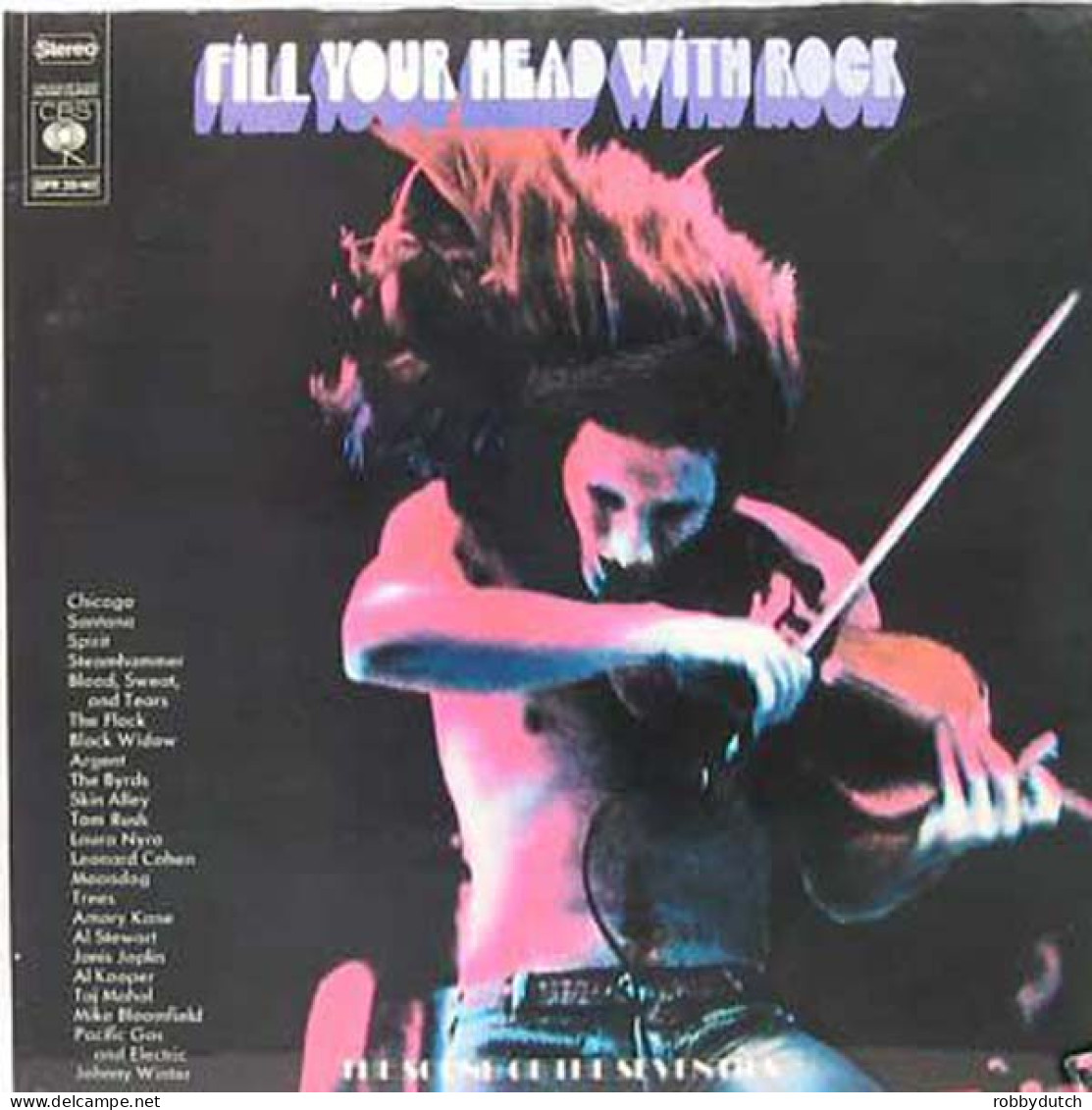 * 2LP *  FILL YOUR HEAD WITH ROCK - CHICAGO / SANTANA / FLOCK / ARGENT / JANIS JOPLIN A.o. - Hit-Compilations