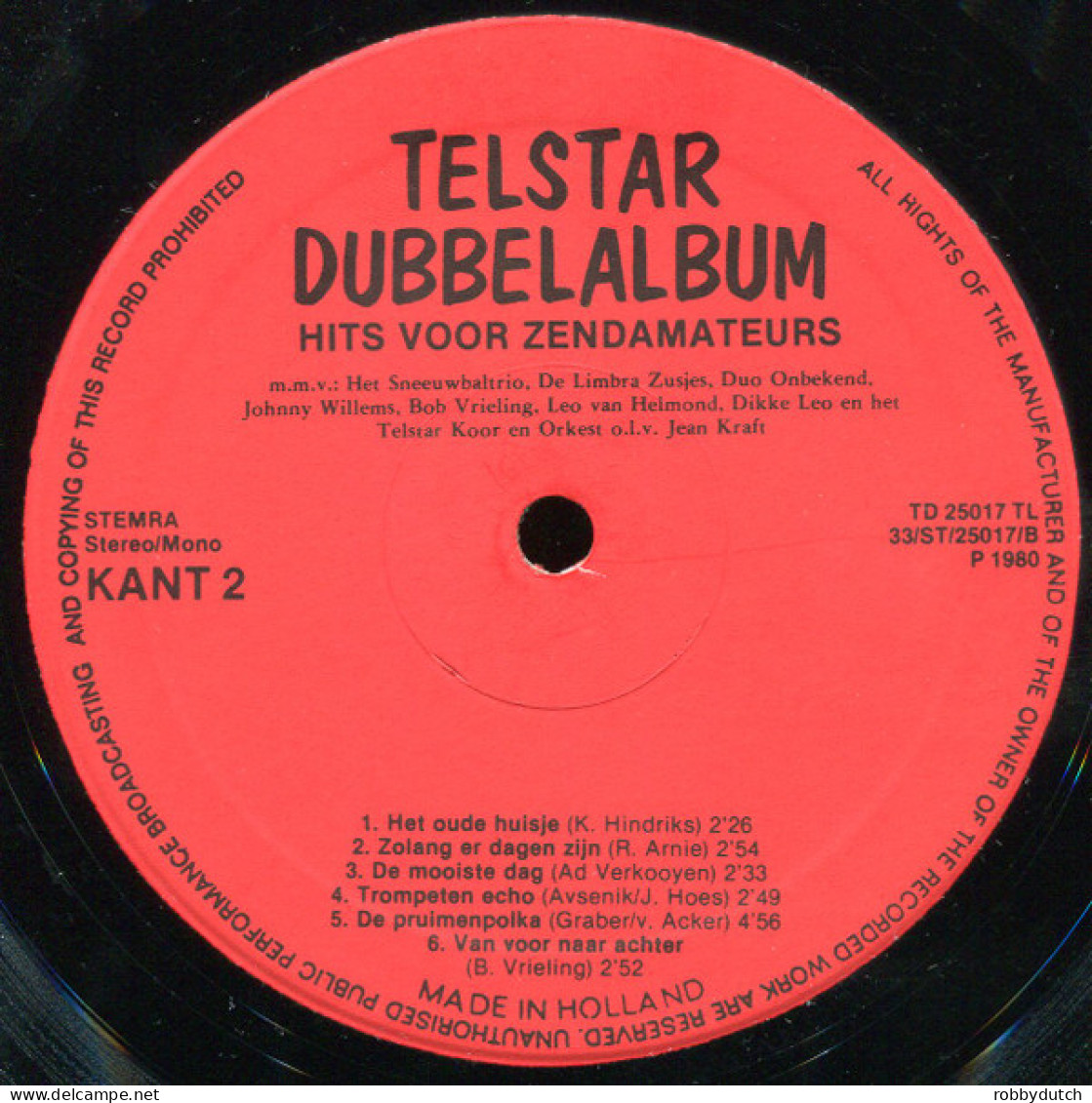 * 2LP *  24 KEIHARDE HITS VOOR ZENDAMATEURS - Various Artiste (Holland 1980) - Other - Dutch Music