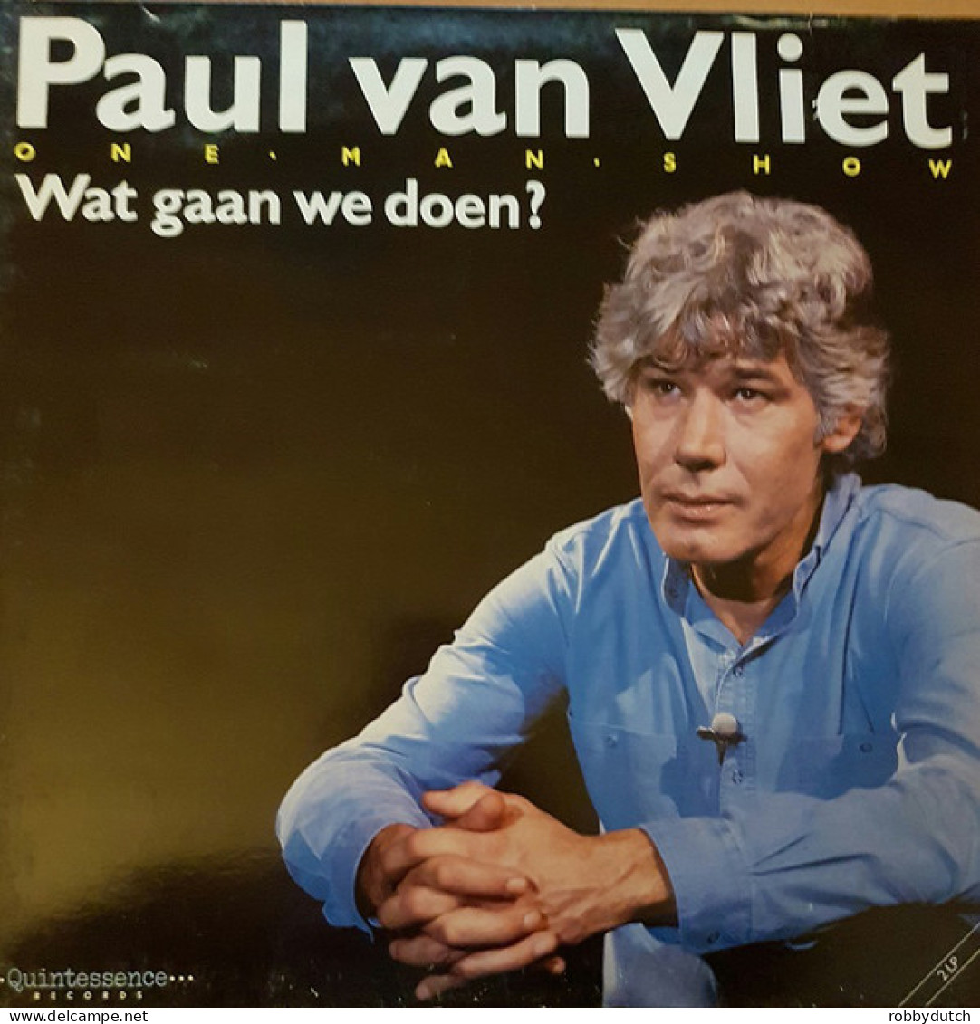 * 2LP *  PAUL VAN VLIET - WAT GAAN WE DOEN? (Holland 1985) - Comiques, Cabaret