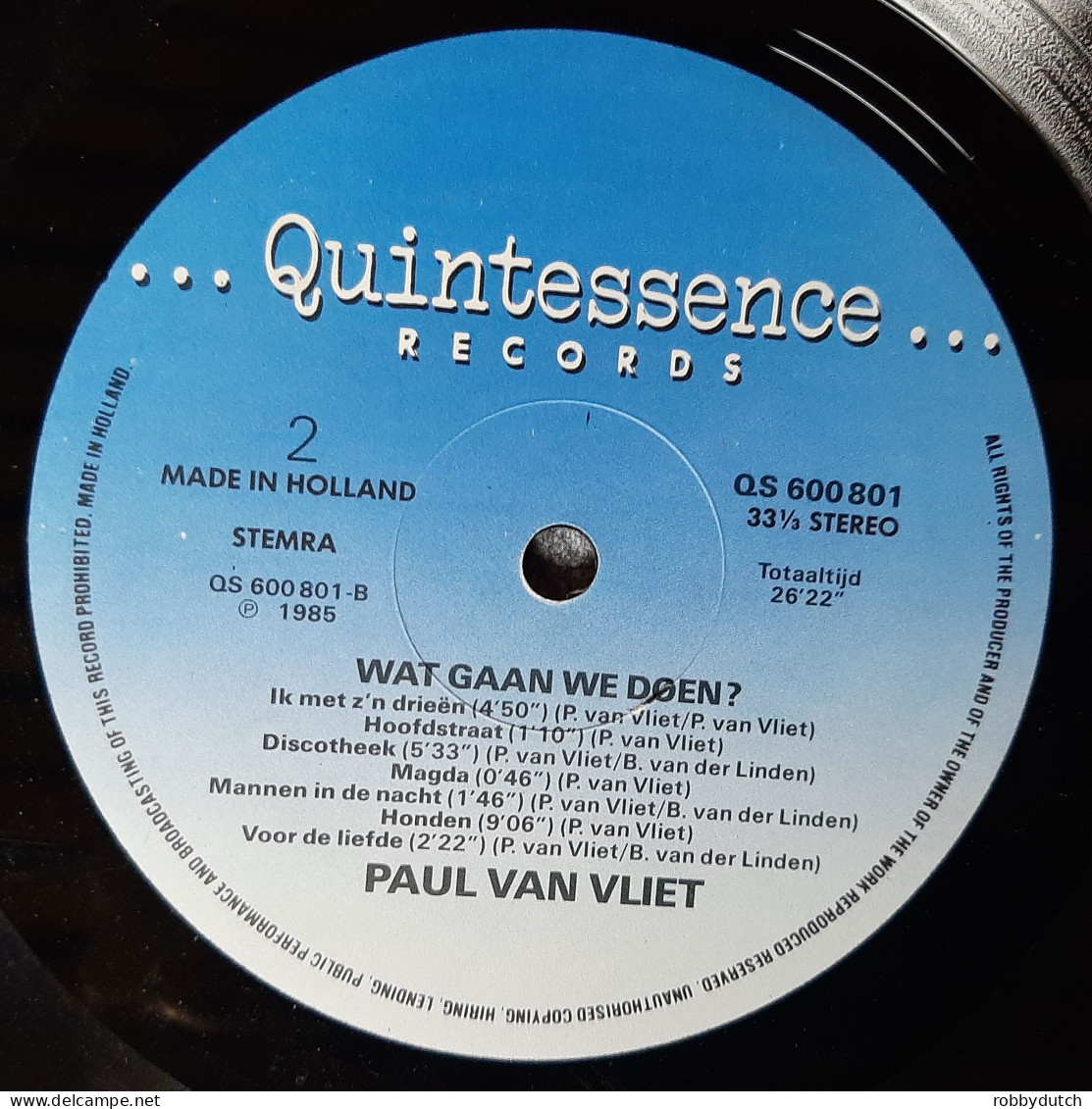 * 2LP *  PAUL VAN VLIET - WAT GAAN WE DOEN? (Holland 1985)