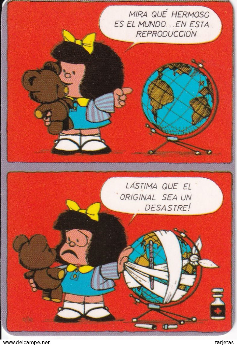 CALENDARIO DEL AÑO 1990 DE MAFALDA  (CALENDRIER-CALENDAR) - Small : 1981-90