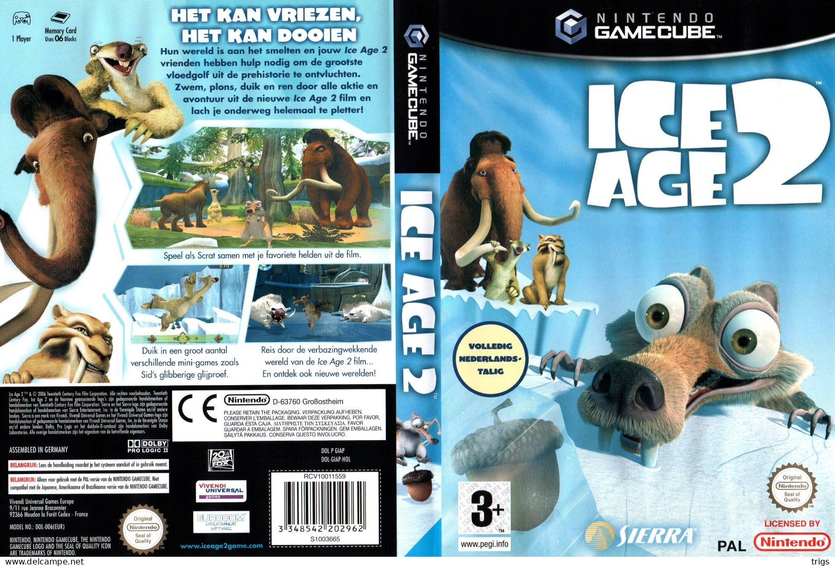 Nintendo Gamecube - Ice Age 2 - Nintendo GameCube