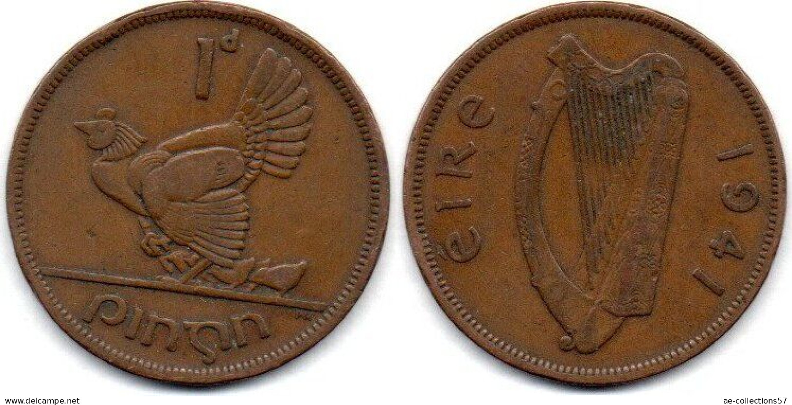 MA 24619  / Irlande - Irland - Eire 1 Penny 1941 TB - Ireland