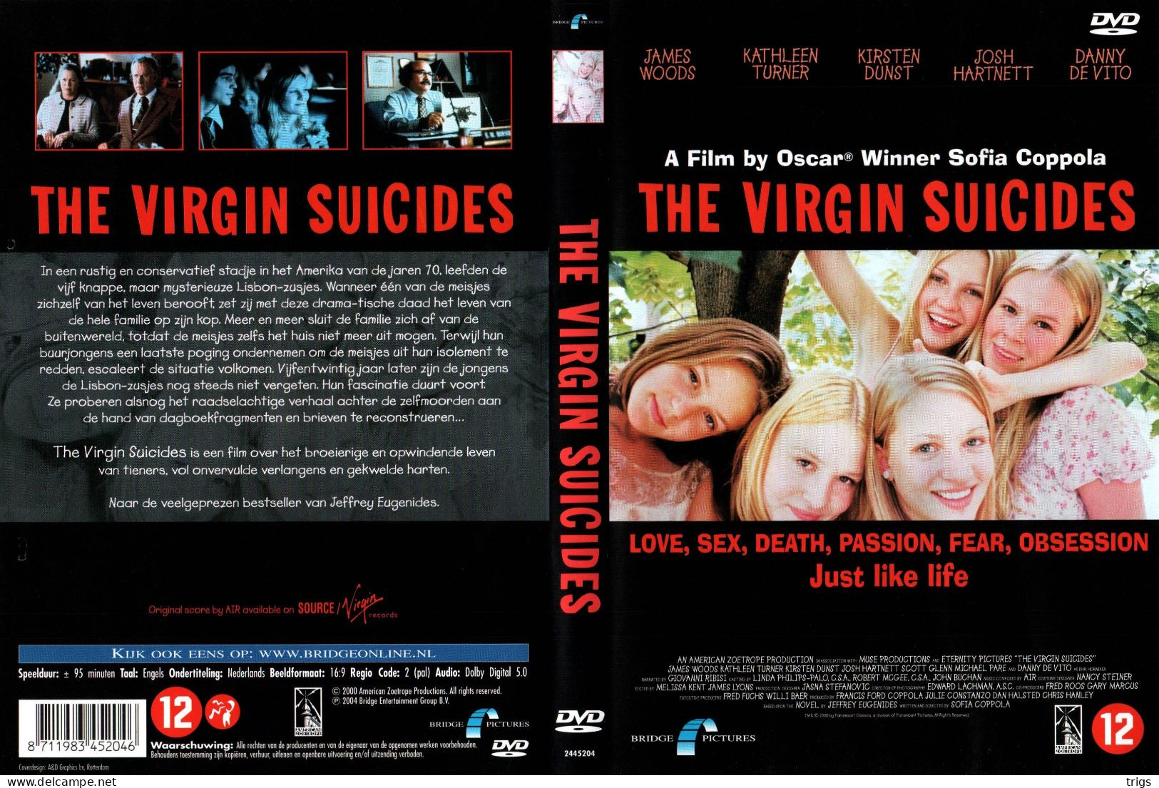 DVD - The Virgin Suicides - Drama